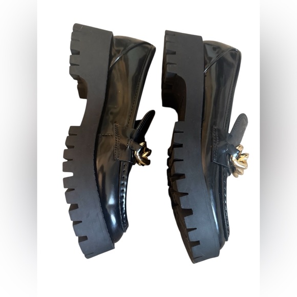 Guess Hillford Chunky Loafers Black 7.5 - Picture 5 of 6